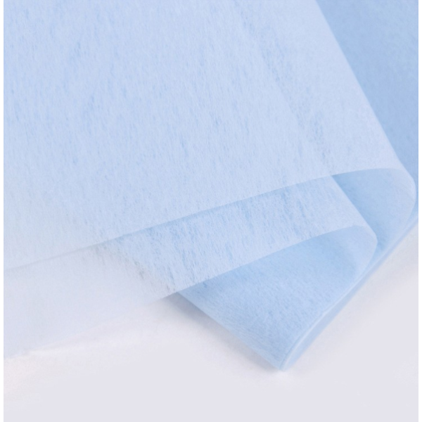 Non Woven Flower Wrapping Paper Light Blue 33 Sheets